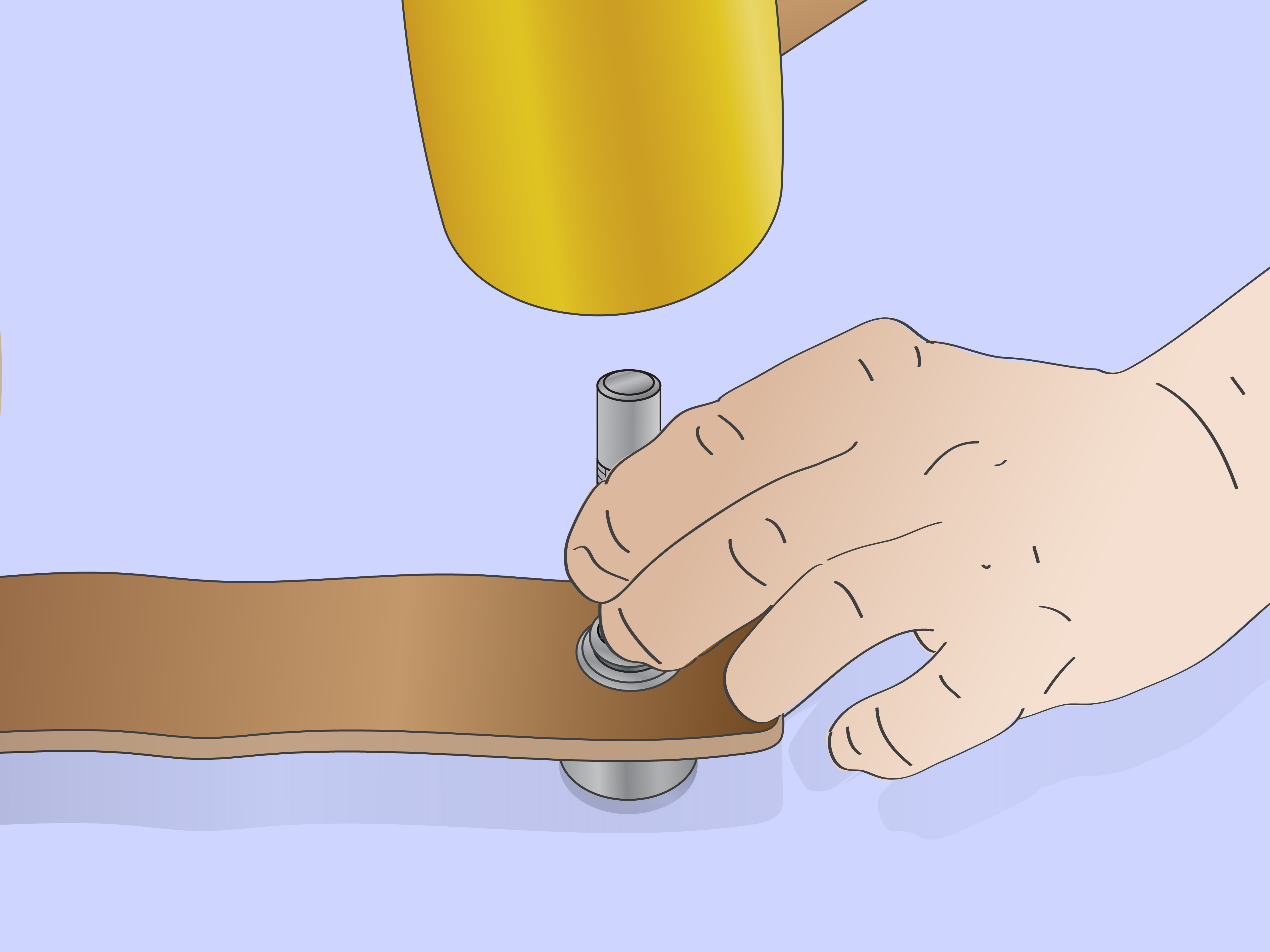 How to Add a Snap to Leather: 9 Steps